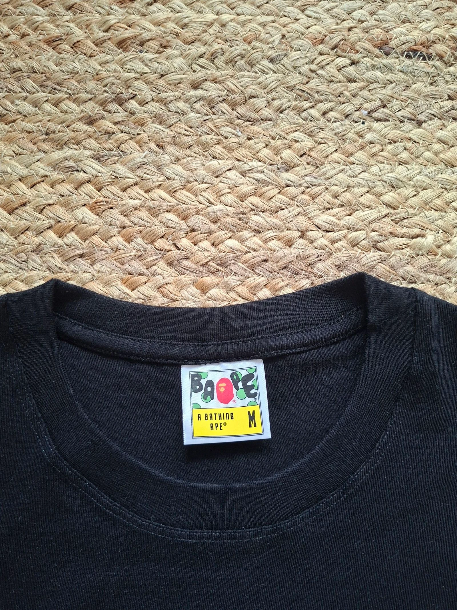 A Bathing Ape (BAPE) camiseta de manga corta talla M negra – photo 2